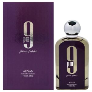 Afnan 9 PM Pour Femme Eau de Parfum 3.4 oz
