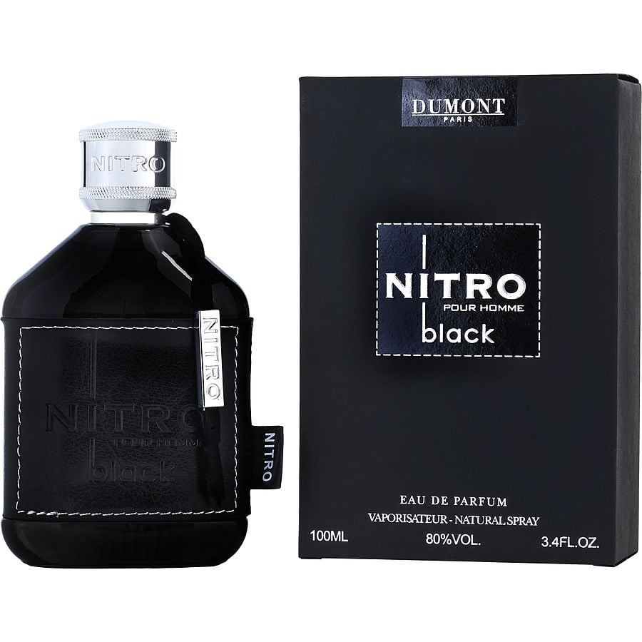 Dumont Paris Nitro Black Pour Homme Eau de Parfum 3.4 oz