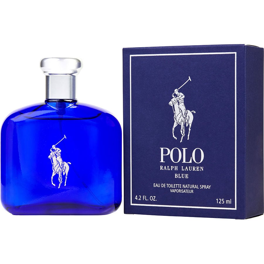 Ralph Lauren Polo Blue Eau De Toilette Spray for Men - 4.2 oz