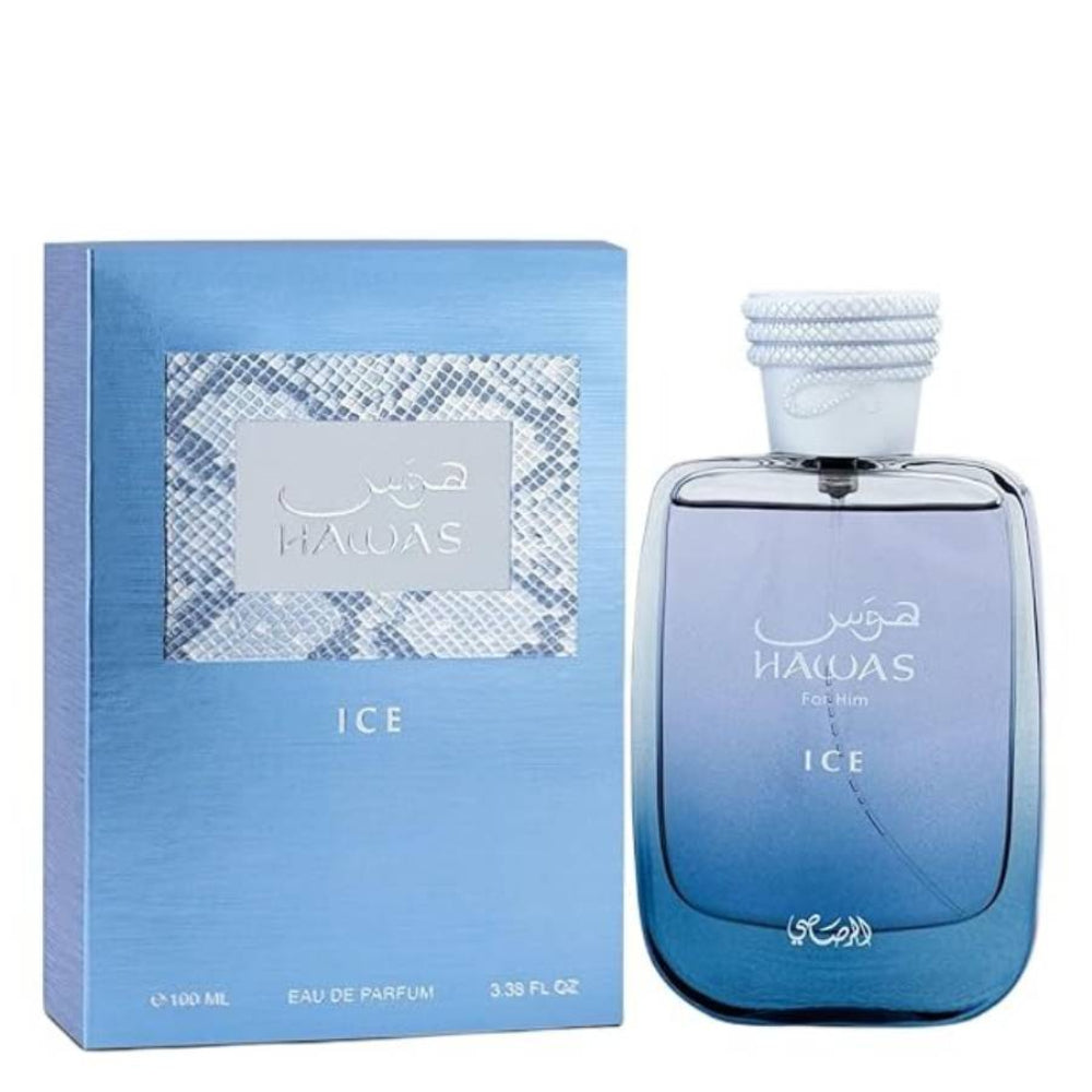 Rasasi Hawas Ice Eau de Parfum Spray for Men 3.38 oz
