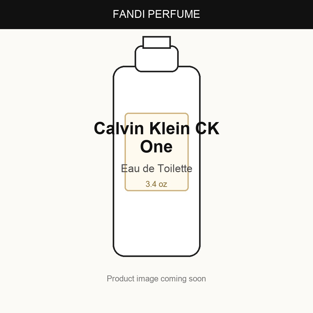 Calvin Klein CK One Eau de Toilette 3.4 oz