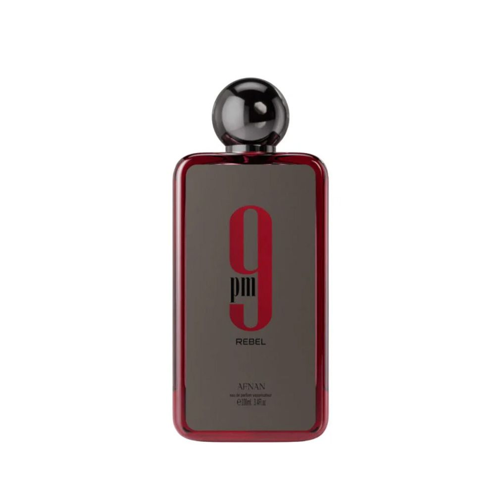 Afnan 9 PM Rebel Eau de Parfum Spray Unisex 3.4 oz - 图片 2