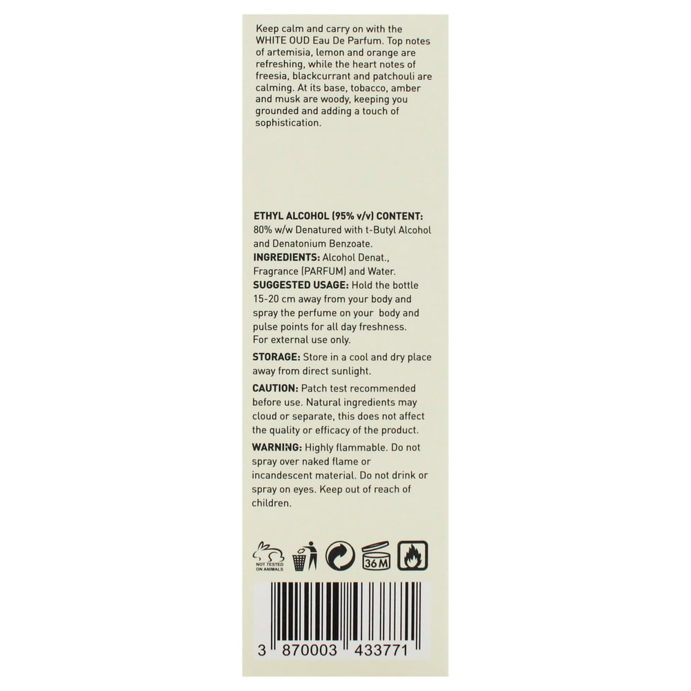 Bella Vita White Oud Eau de Parfum Unisex 3.4 oz - 图片 3