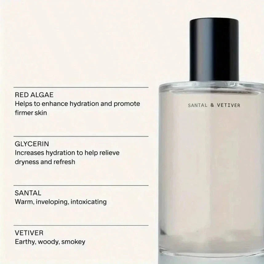 Salt & Stone Santal & Vetiver Body and Hair Fragrance Mist 3.4 oz - 图片 2