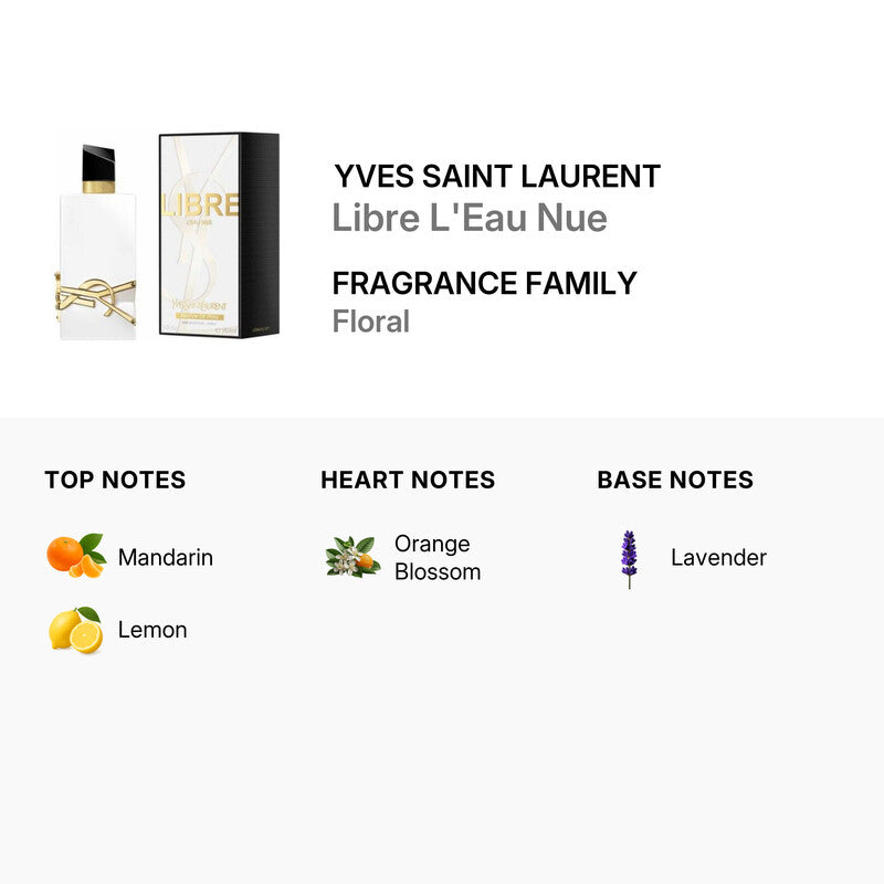Yves Saint Laurent Libre L’Eau Nue Eau de Parfum Spray for Women - 图片 2