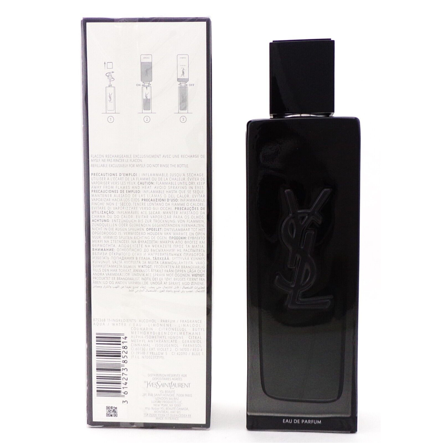 Yves Saint Laurent MYSLF Eau de Parfum 3.3 oz. 100ml - 图片 4